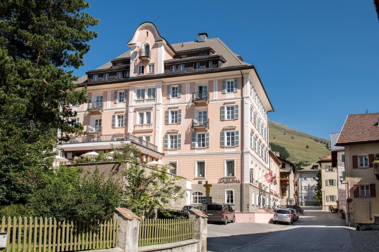 Hotel Engiadina Zuoz Bagian luar foto